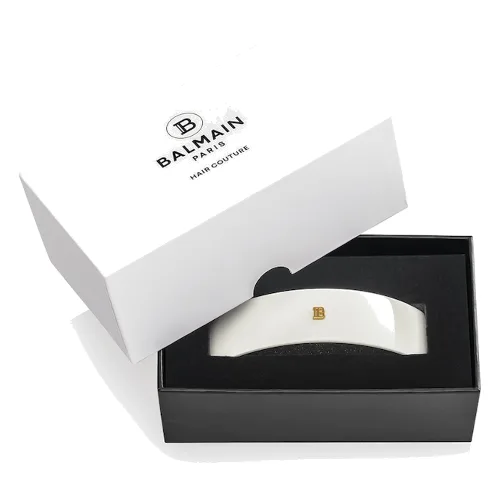 Balmain Hair Couture Klamra M Biała Klamry i spinki do włosów 1 ct