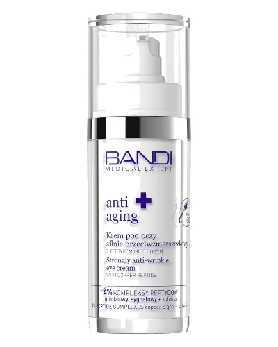 Bandi Medical Expert Anti Aging Krem pod oczy silnie przeciwzmarszczkowy z peptydem miedziowym