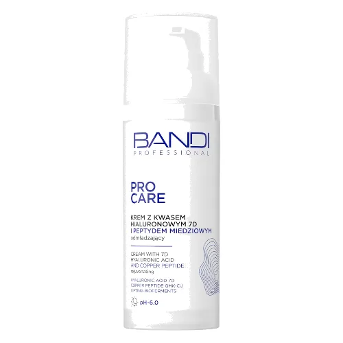 Bandi Pro Care Krem z kwasem hialuronowym 7D i peptydem miedziowym