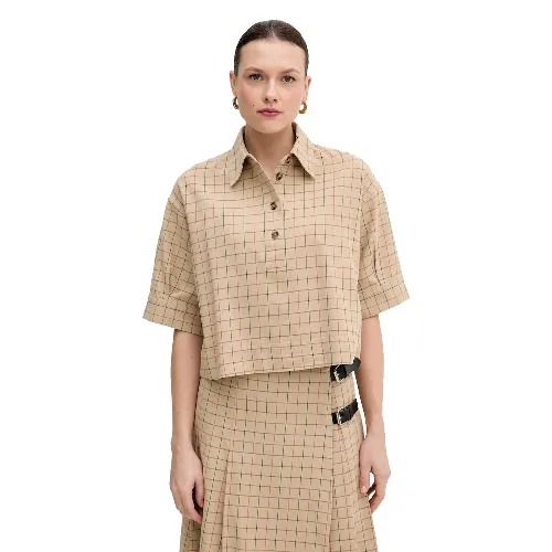Barbour bluzka bawełniana Hollington