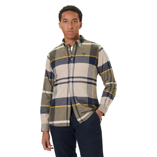 Barbour Koszula Iceloch MSH4994TN16 Zielony Tailored Fit