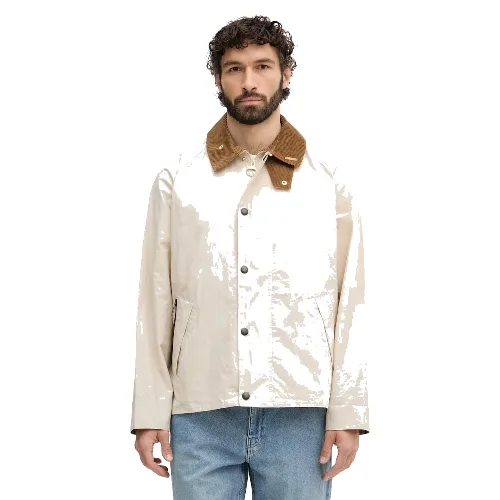 Barbour krótka kurtka męska z bawełną Icons