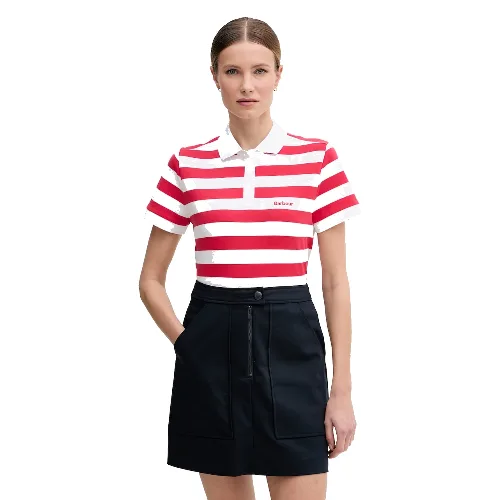 Barbour polo damskie bawełniane Ashbourne