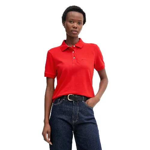 Barbour polo damskie bawełniane z elastanem Bowford