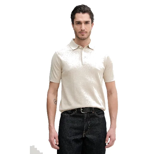 Barbour polo z dodatkiem lnu Muston