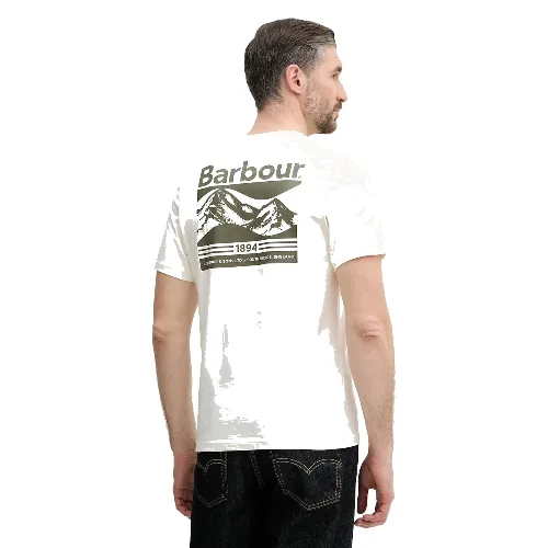 Barbour t-shirt basic męski bawełniany Camber