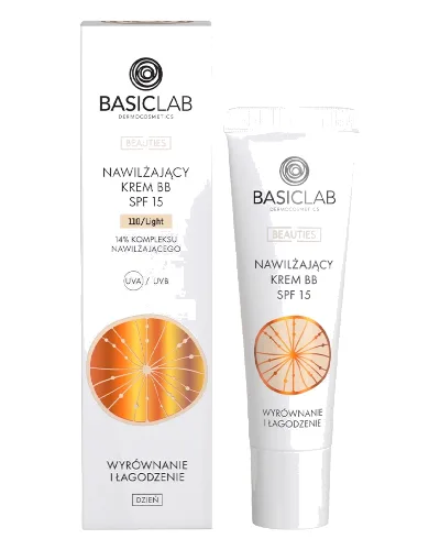 Basiclab Beauties Nawilżający krem BB SPF15, 110 Light