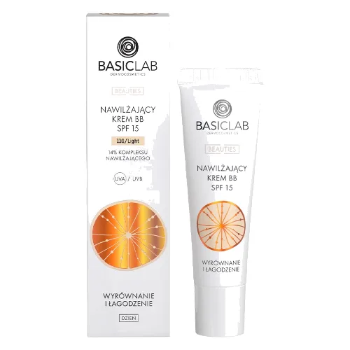 Basiclab Beauties Nawilżający krem BB SPF15, 110 Light