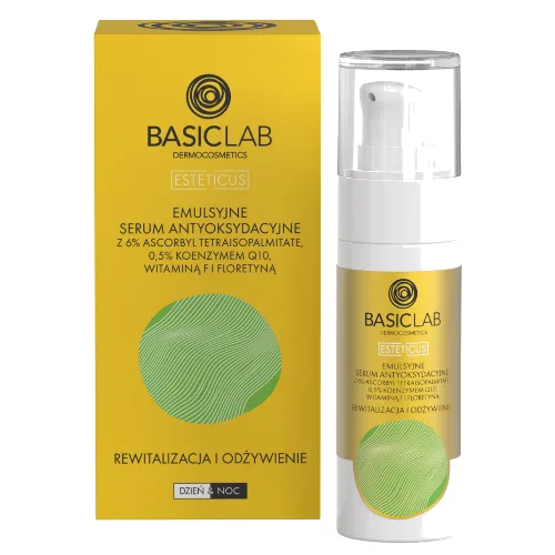 BasicLab Emulsyjne Serum Antyoksydacyjne Rewitalizacja i Odżywienie 30ml