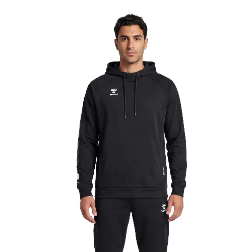 Bawełniana bluza z kapturem Hummel Move Grid