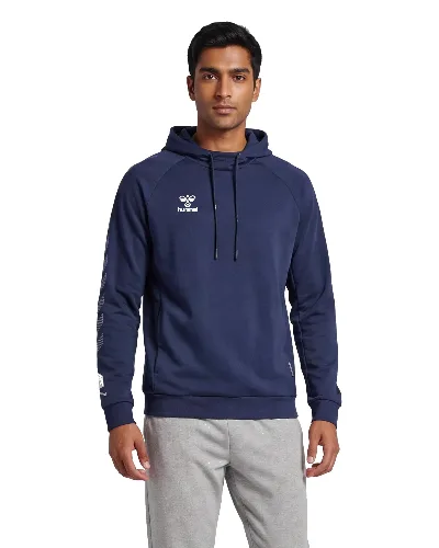 Bawełniana bluza z kapturem Hummel Move Grid