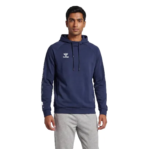 Bawełniana bluza z kapturem Hummel Move Grid