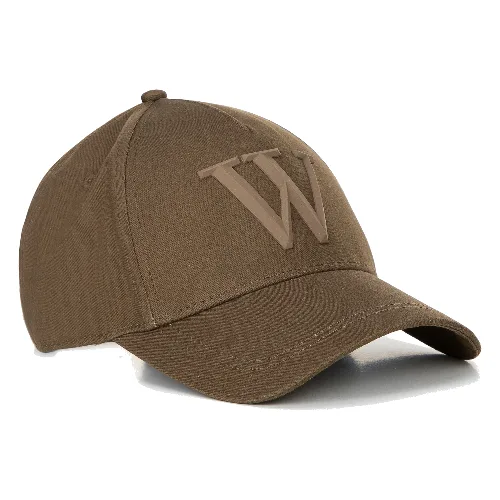 Bawełniana czapka z daszkiem unisex khaki