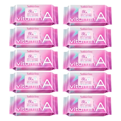 BCL - Saborino Good Night Mask - 30 szt. - Vitamin A (10szt.) Set