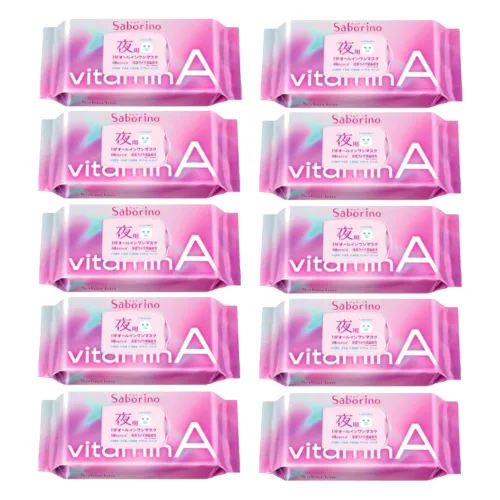 BCL - Saborino Good Night Mask - 30 szt. - Vitamin A (10szt.) Set