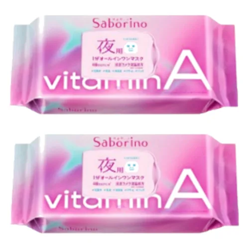 BCL - Saborino Good Night Mask - 30 szt. - Vitamin A (2szt.) Set