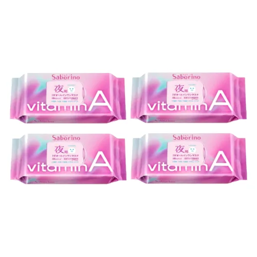 BCL - Saborino Good Night Mask - 30 szt. - Vitamin A (4szt.) Set