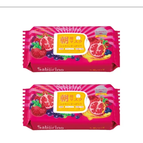 BCL - Saborino Morning Mask - Mixed Berries - 28szt. (2szt.) Set