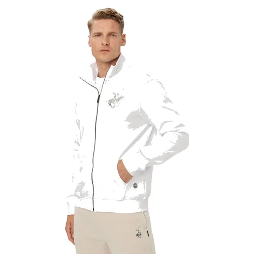 Beverly Hills Polo Club Bluza M6608T-HR Biały Regular Fit