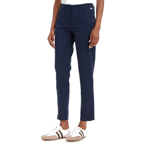 Beverly Hills Polo Club Chinosy P-SS26W-T586585 Granatowy Slim Fit