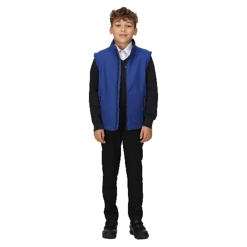 Bezrękawnik Dziecięcy Softshell Odblaskowy Materiał