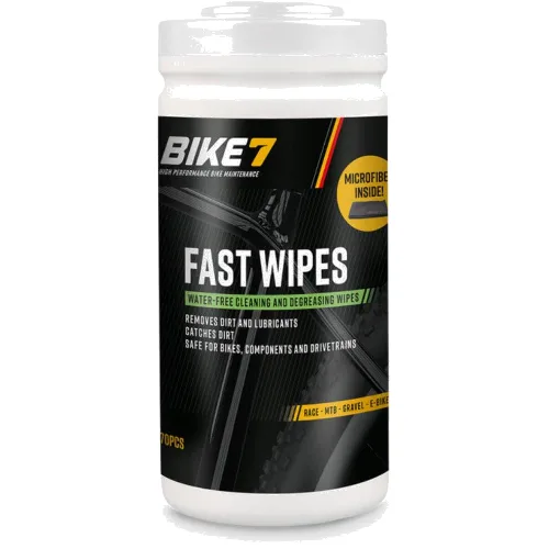 Bike7 - Pojemnik 70 chusteczek czyszczących z mikrofibrą