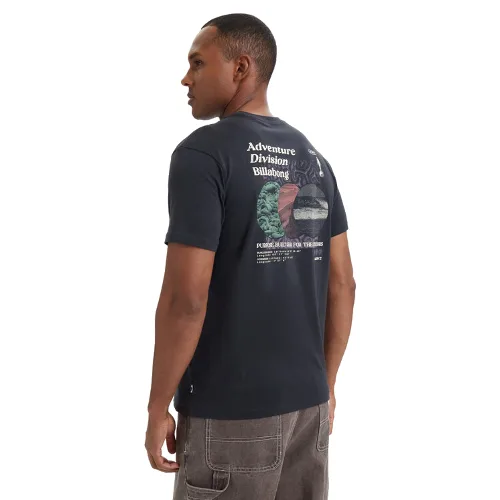 Billabong T-Shirt Approach EBYZT00298 Granatowy Regular Fit