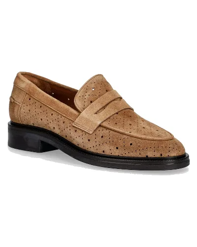 Billi Bi mokasyny damskie zamszowe Cuoio babysilk suede