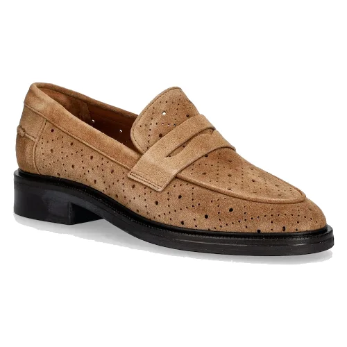 Billi Bi mokasyny damskie zamszowe Cuoio babysilk suede
