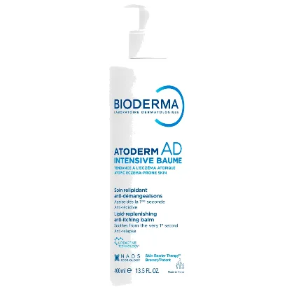 Bioderma Atoderm AD Intensive Baume, Balsam emolientowy do skóry bardzo suchej i skłonnej do atopii, 400 ml