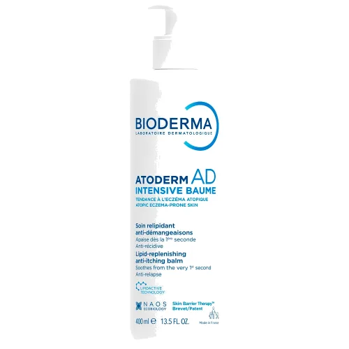 Bioderma Atoderm AD Intensive Baume, Balsam emolientowy do skóry bardzo suchej i skłonnej do atopii, 400 ml