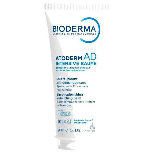 Bioderma Atoderm AD Intensive Baume, Balsam emolientowy do skóry bardzo suchej i skłonnej do atopii, 200 ml