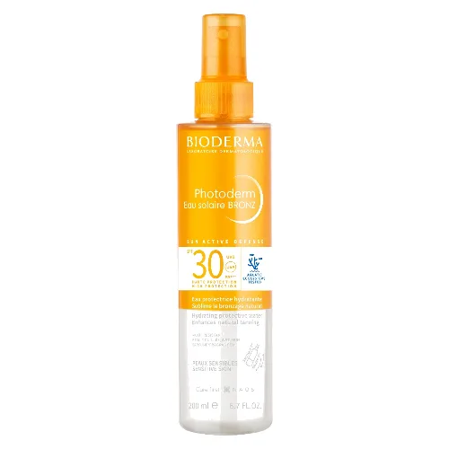 Bioderma Photoderm Eau Solaire Bronz Nawilżająca dwufazowa woda ochronna SPF 30
