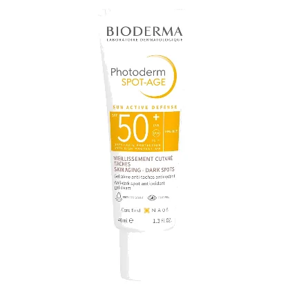 Bioderma Photoderm Spot-Age Antyoksydacyjny krem zapobiegający powstawaniu przebarwień i zmarszczek SPF 50+