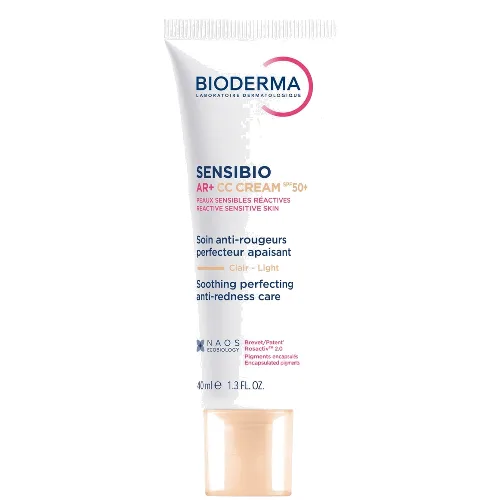 Bioderma Sensibio AR+ Anti-Redness CC Cream SPF50+ for Sensitive Skin Prone to Rosacea 40ml