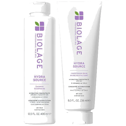 Biolage Hydra Source Shampoo 400ml and Conditioner 236ml Duo