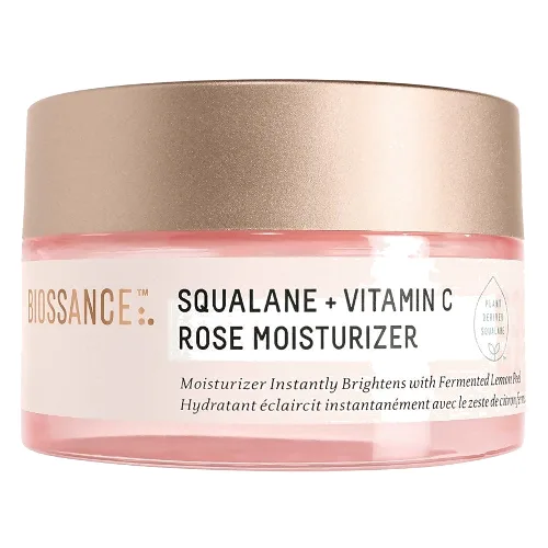 Biossance Squalane and Vitamin C Rose Moisturiser 50ml