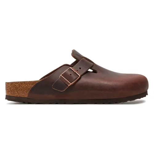Birkenstock Klapki Boston SFB 159713 Brązowy