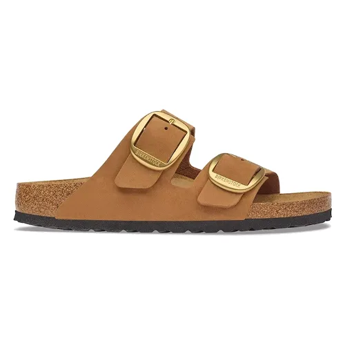 Birkenstock klapki damskie Arizona Big Buckle Nubuck Leather