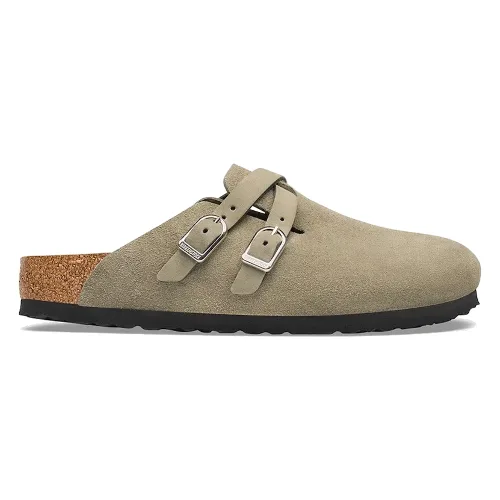 Birkenstock klapki mules damskie zamszowe Blair Suede Leather