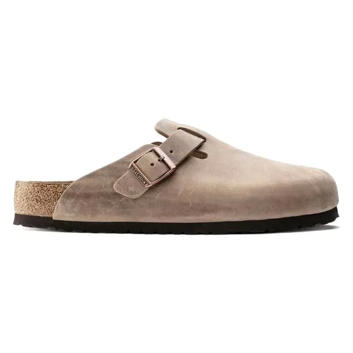 Birkenstock klapki nubukowe Boston SFB
