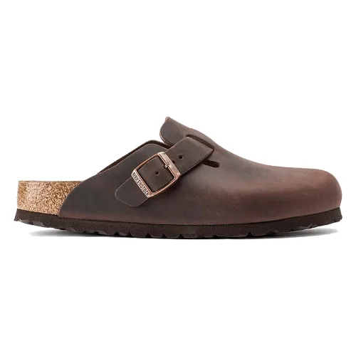 Birkenstock klapki skórzane Boston