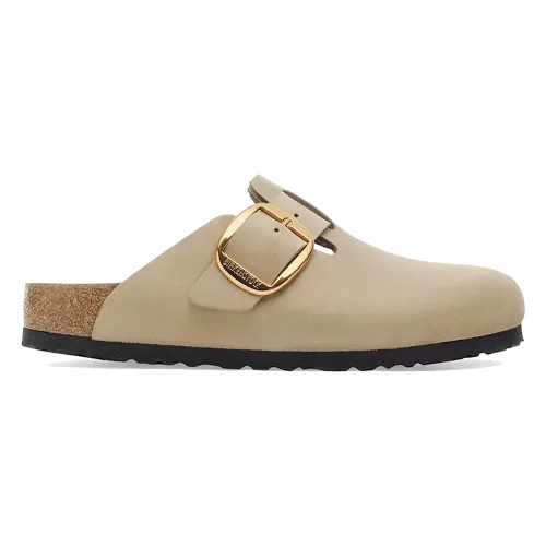 Birkenstock klapki skórzane Boston Big Buckle