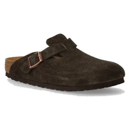 Birkenstock klapki zamszowe Boston
