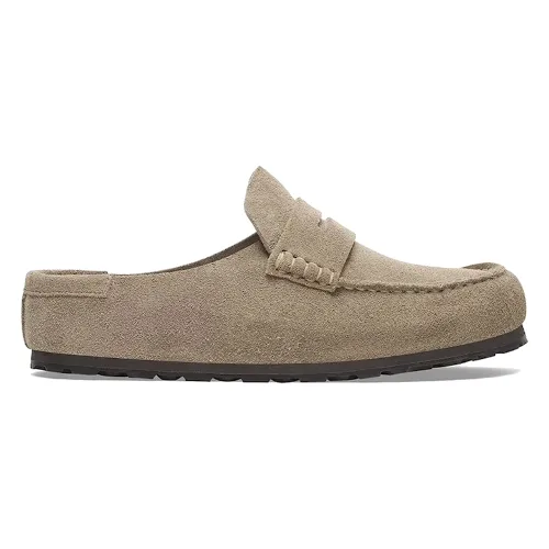 Birkenstock klapki zamszowe Naples Wrapped LEVE