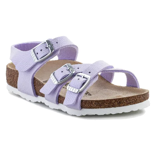 BIRKENSTOCK KUMBA K BF SHINY LIZARD PURPLEFOG 1026907