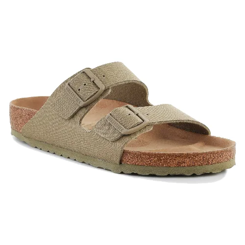 Birkenstock Rivet Logo Vegan Canvas Faded Khaki 1023958