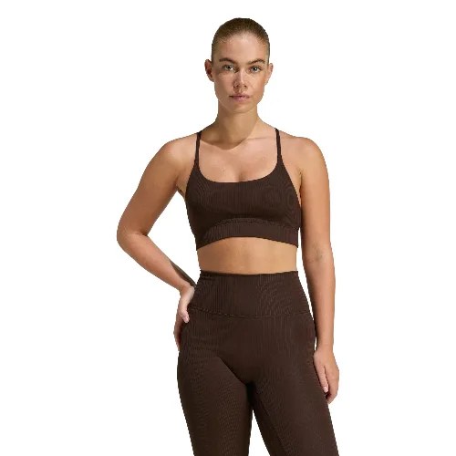 Biustonosz adidas All Me Light Support Rib Bra Long Line