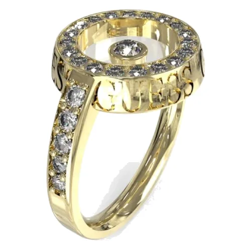 Biżuteria GUESS JUBR03257JWYG. Pierścionek, Kolor złoty. Kobieta.
