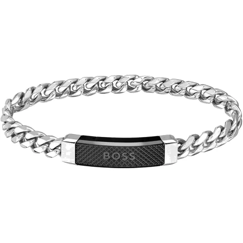 Biżuteria HUGO BOSS 1580260. Bransoletka, Kolor szary. Mężczyzna.